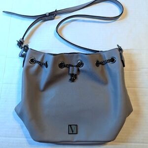 Victoria Secret Grey Crossbody Bag/Purse Like New